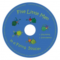 Cover image for Five Little Men in a Flying Saucer