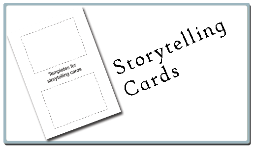 Storytelling cards button