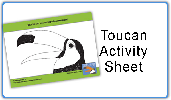 Click here to download a Toucan colouring activity sheet