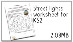 Click here to download the street lights worksheet